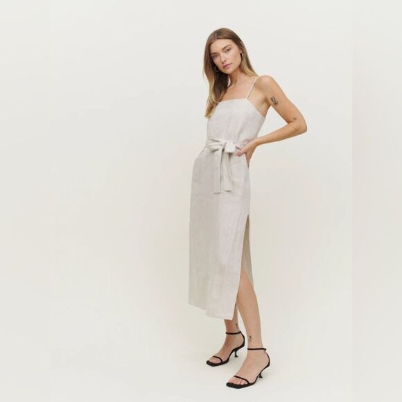 Reformation Daphne Linen Dress - Picture 2 of 9